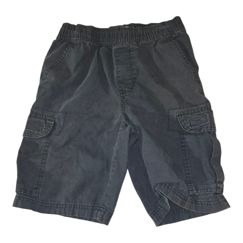 The Children's Place Boys Pull-On Adjustable Waist Gray Cargo Shorts 8